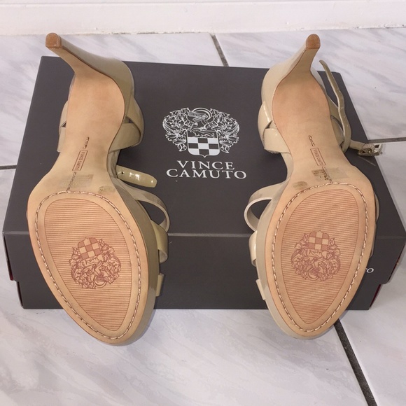 Vince Camuto Blush patent Size 10 platform heels - Picture 6 of 8